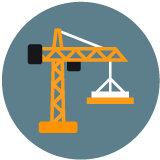 Chantier de construction (grue)